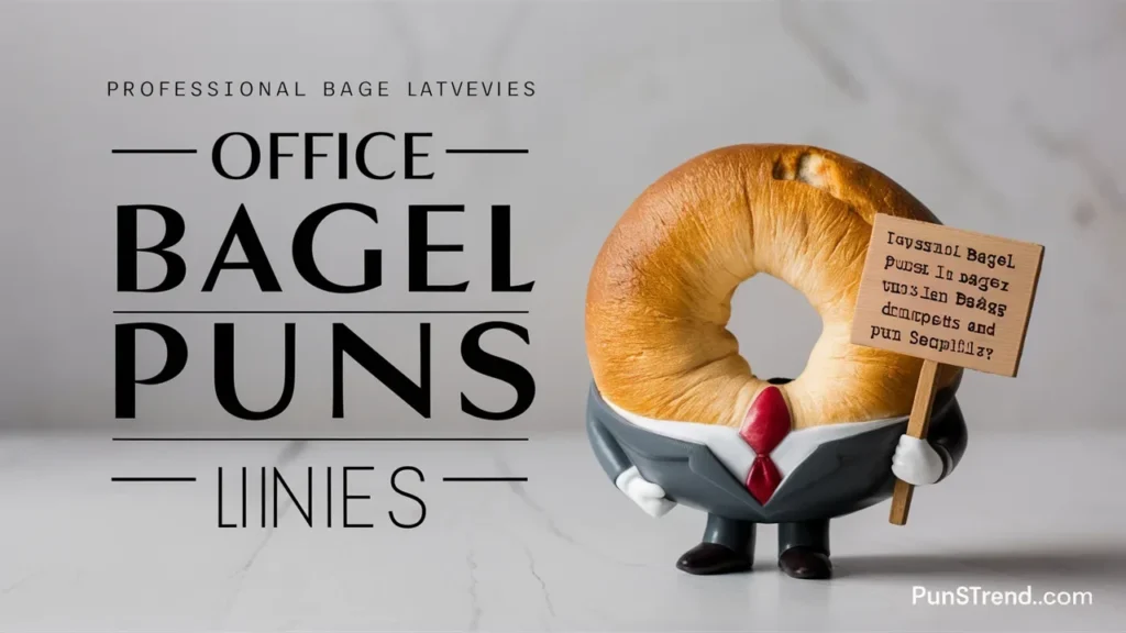 Office Bagel Puns  Lines