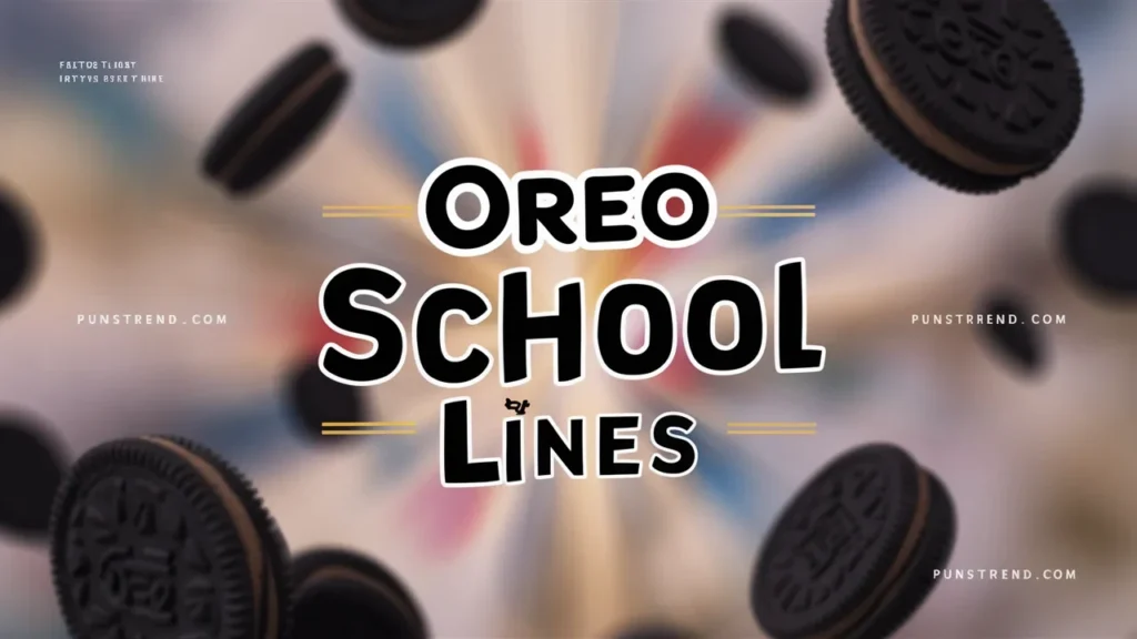 Oreo School Humor Lines
