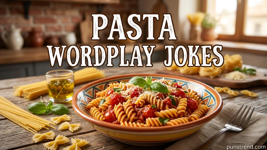 Pasta wordplay jokes