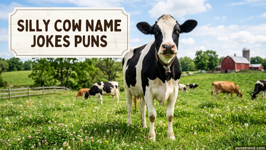 Silly Cow Name Jokes Puns
