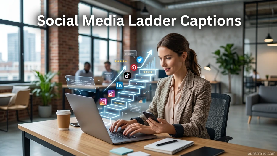 Social Media Ladder Captions