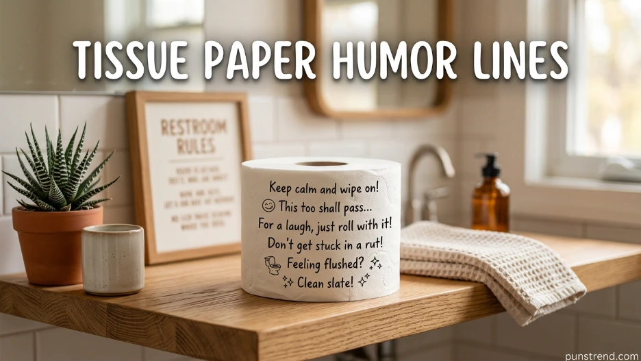 Tissue Paper Humor Lines