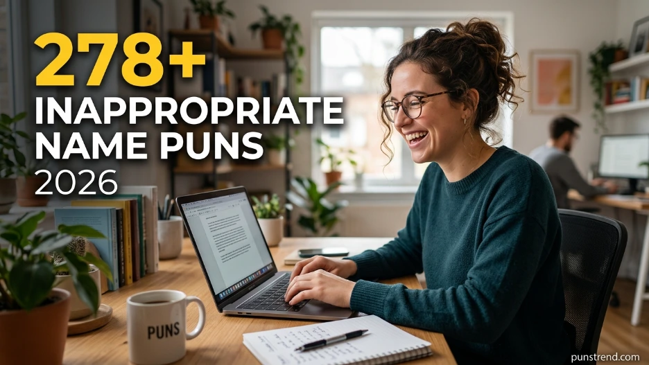 278+ Inappropriate Name Puns 2026