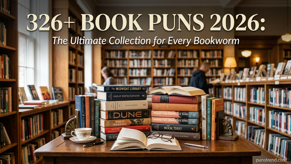 326+ Book Puns 2026