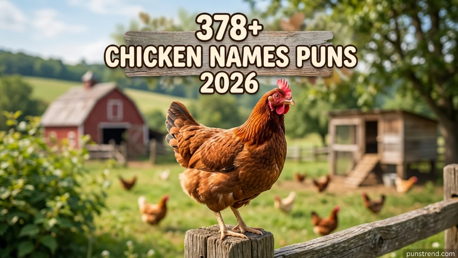 378+ Chicken Names Puns 2026