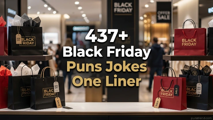 437+ Black Friday Puns Jokes One Liner