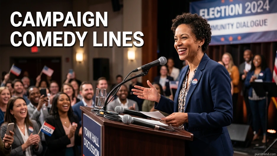Campaign comedy lines