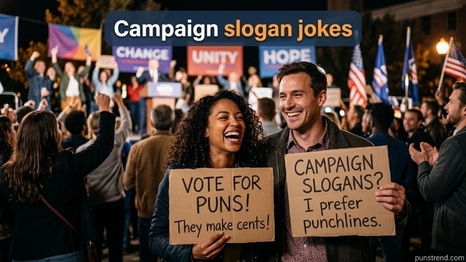 Campaign slogan jokes