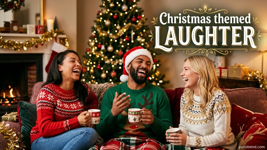 Christmas themed laughter