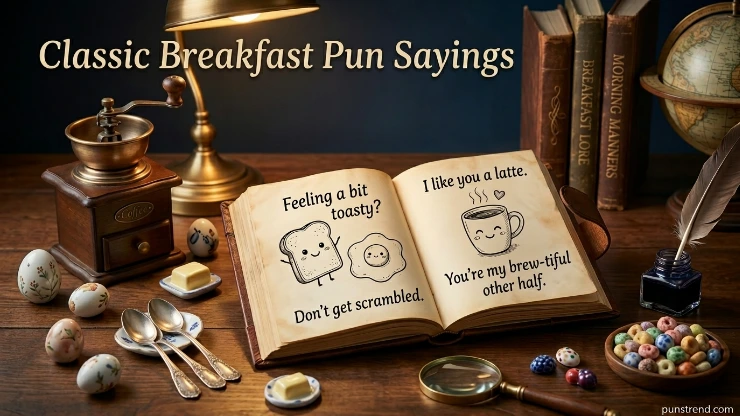 Classic Breakfast Pun Sayings