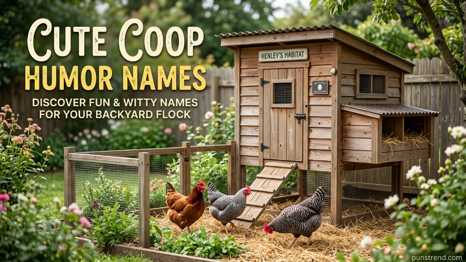 Cute Coop Humor Names