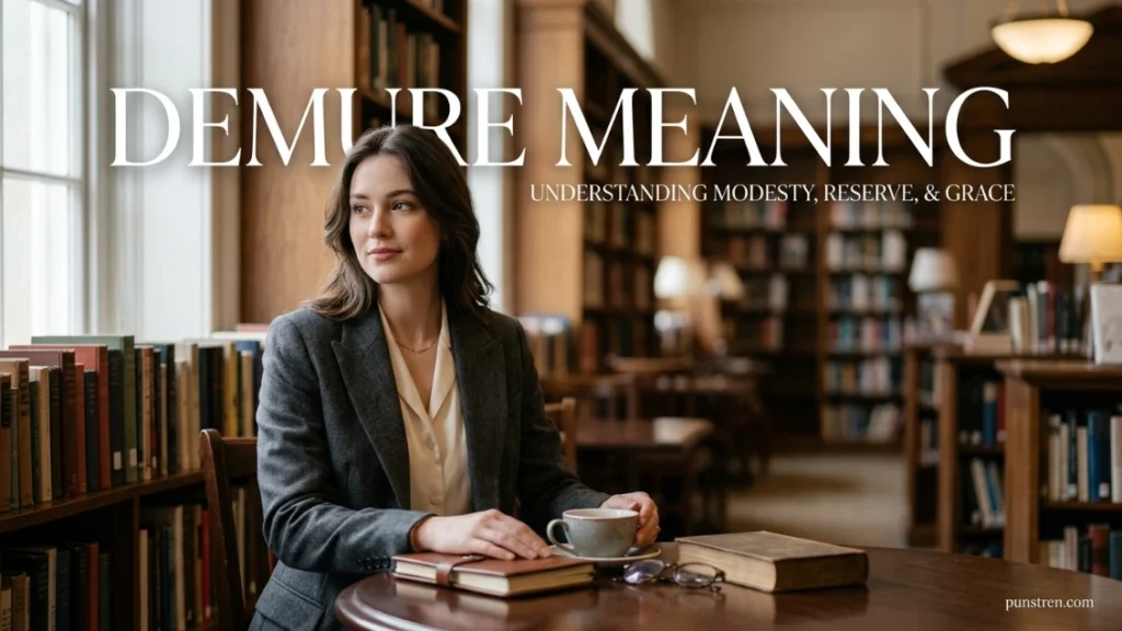 demure meaning