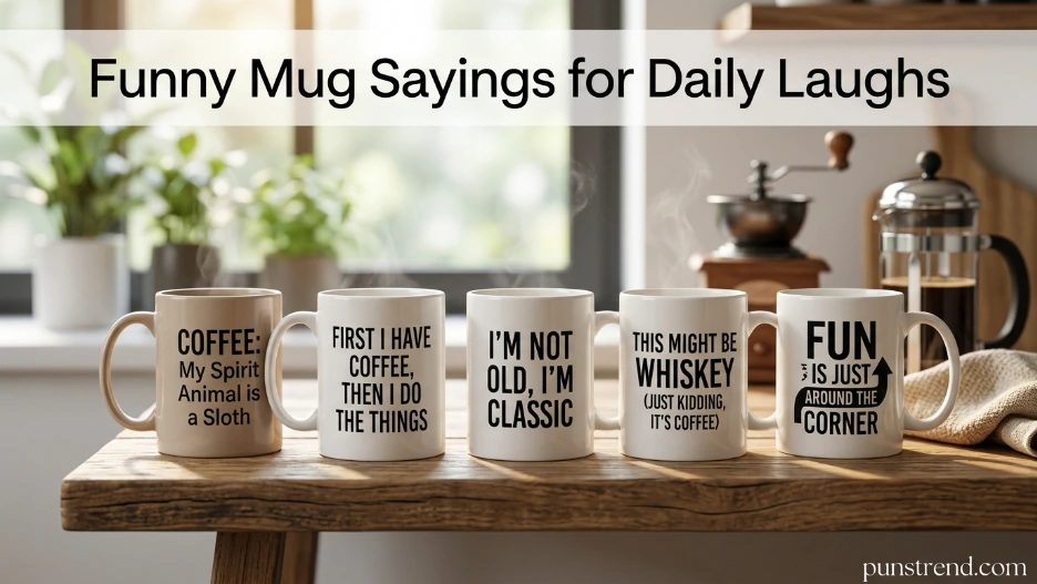 Funny Mug Sayings for Daily Laughs