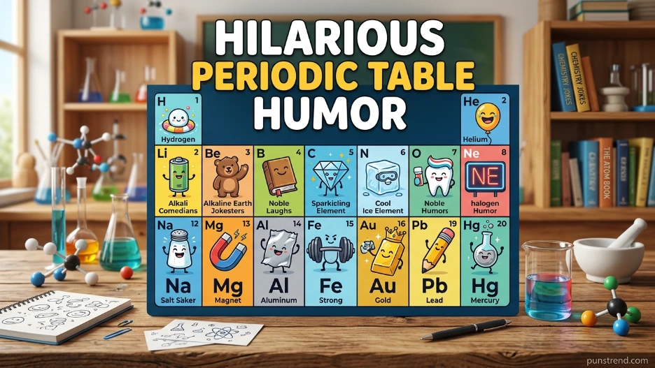 Hilarious Periodic Table Humor