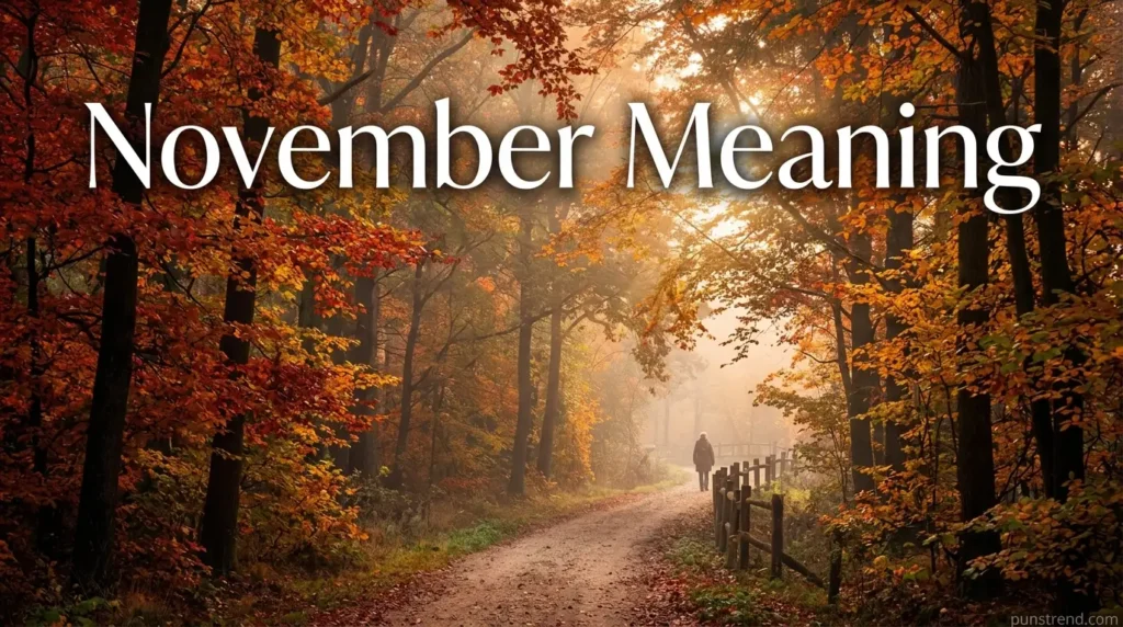 November Meaning