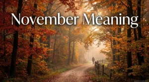 November Meaning: What It Really Means