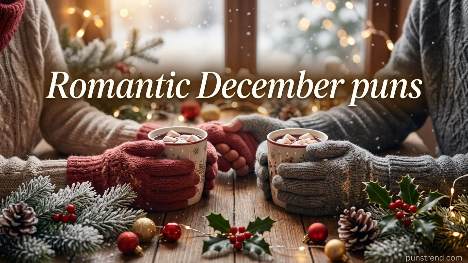 Romantic December puns