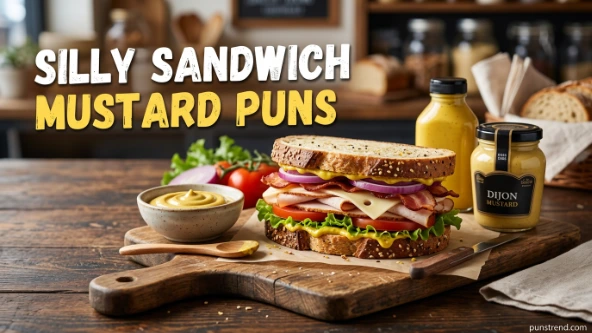 Silly Sandwich Mustard Puns