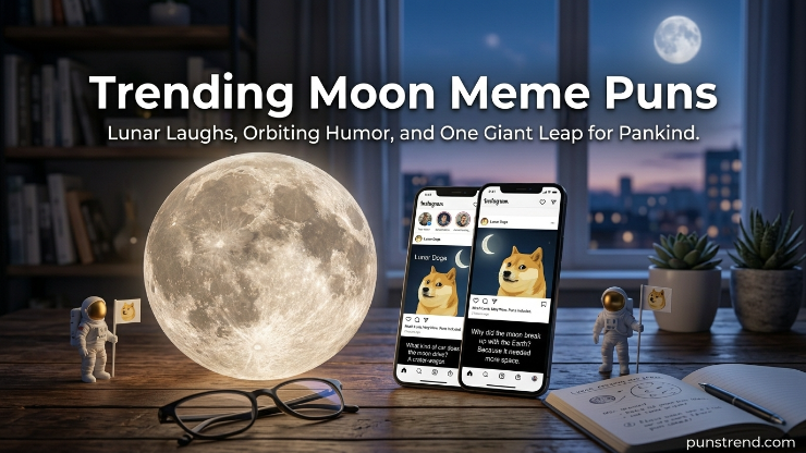 Trending Moon Meme Puns