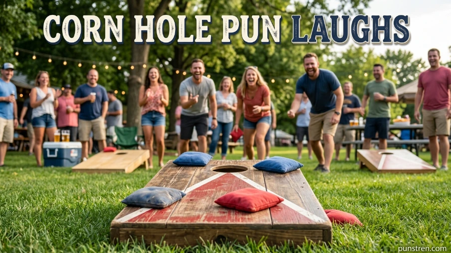 Corn Hole Pun Laughs