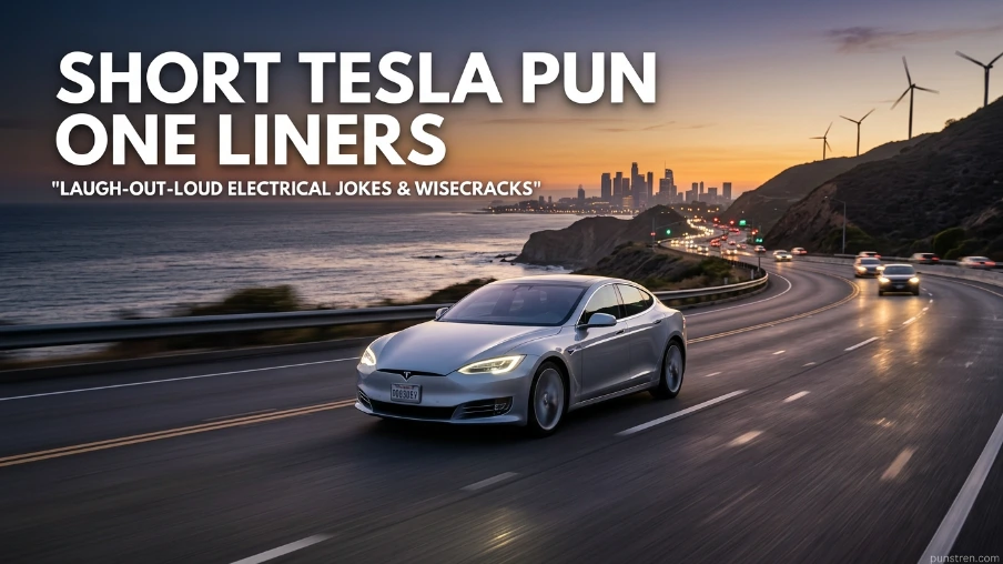 Short Tesla Pun One Liners